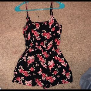 Forever 21 floral romper